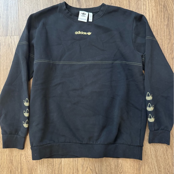 adidas Other - Adidas Black Button-Detail Straight-Leg Bottoms